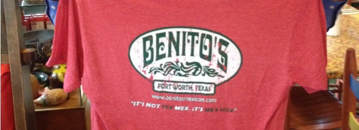 Benito's Fort Worth Texas Mexican Restaurant T-Shirt Logo