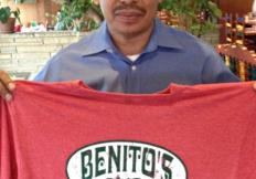 Pick up one of the official Benito's Shirts the next time you're in!