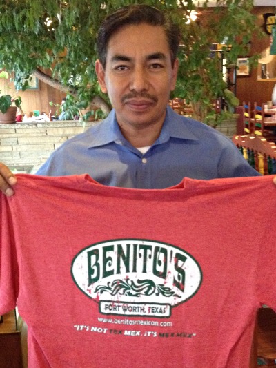 Benito's Mexican Restaurant t-shirts | Fort Worth TX 