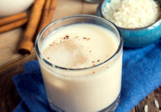 Mexican horchata rice pudding